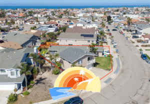 A long shot of the house sold by beachside partners